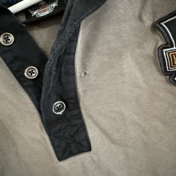 Harley Davidson long sleeve sz L - Picture 2 of 6